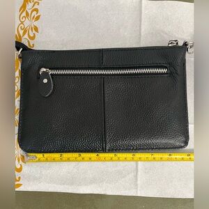 Black Leather Men's Bag